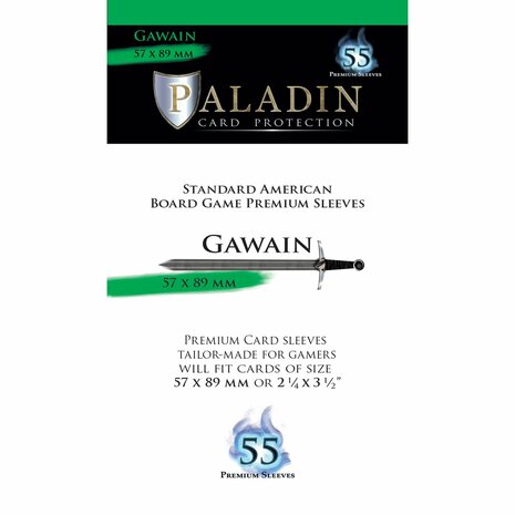 Paladin Sleeves: Gawain (57x89mm)