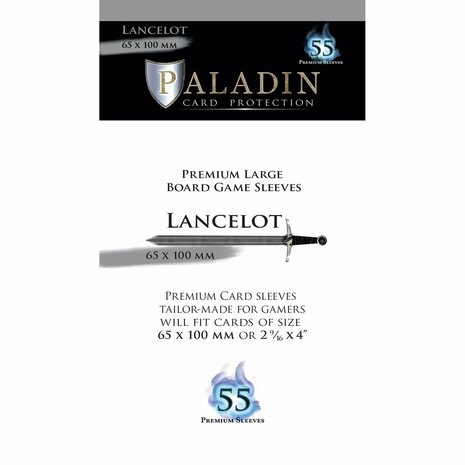 Paladin Sleeves: Lancelot (65x100mm)