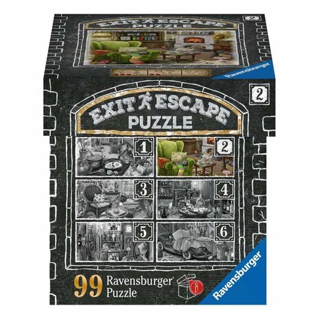 Escape Puzzel: Het Spookachtige Herenhuis #2: De Woonkamer (99)
