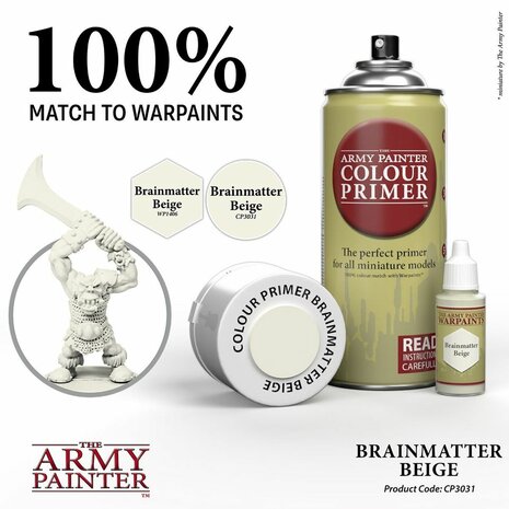 Colour Primer - Brainmatter Beige (The Army Painter)