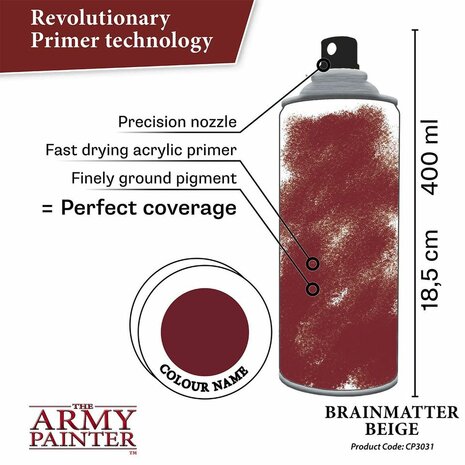 Colour Primer - Brainmatter Beige (The Army Painter)