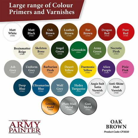 Colour Primer - Oak Brown (The Army Painter)