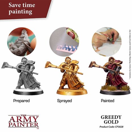 Colour Primer - Greedy Gold (The Army Painter)