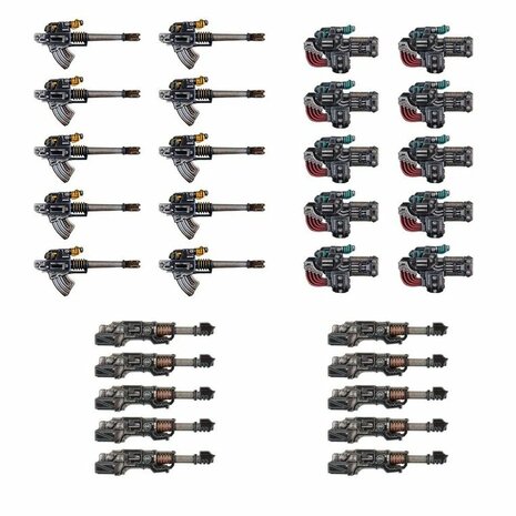 Warhammer: The Horus Heresy - Heavy Weapons Upgrade Set (Volkite Culverins, Lascannons, and Autocannons)