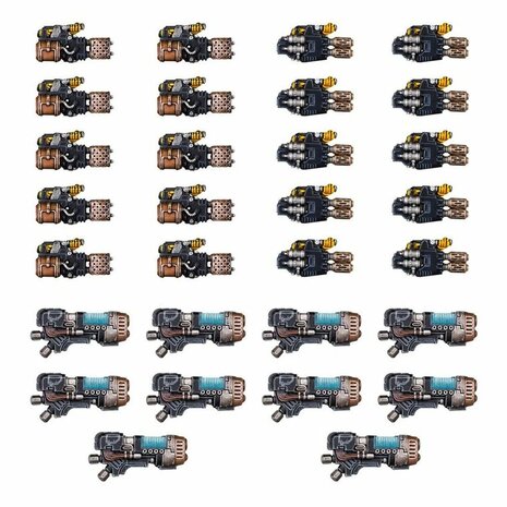 Warhammer: The Horus Heresy - Heavy Weapons Upgrade Set (Heavy Flamers, Multi-meltas, and Plasma Cannons)