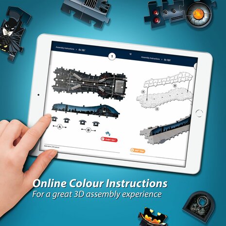 Batman: Batmobile - Wrebbit 3D Puzzle (255)