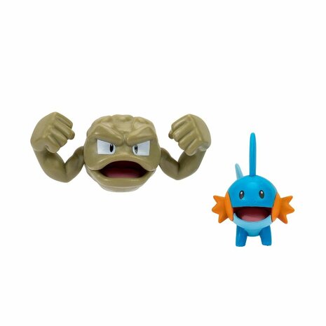 Pokémon Battle Figure: Mudkip & Geodude