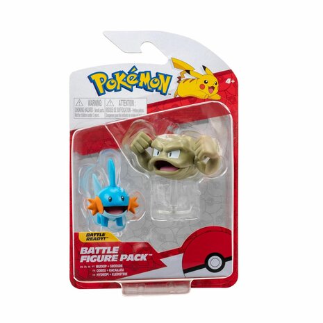 Pokémon Battle Figure: Mudkip & Geodude