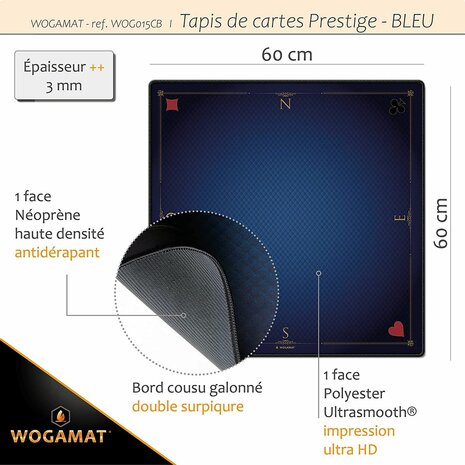 Prestige Kaartspellen Speelmat (60x60cm)