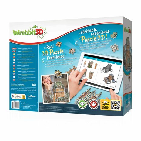 Le Ch&acirc;teau Frontenac - Wrebbit 3D Puzzle (865)