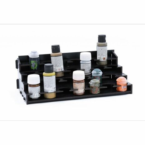 Black Paint Rack: Top (Pigment)