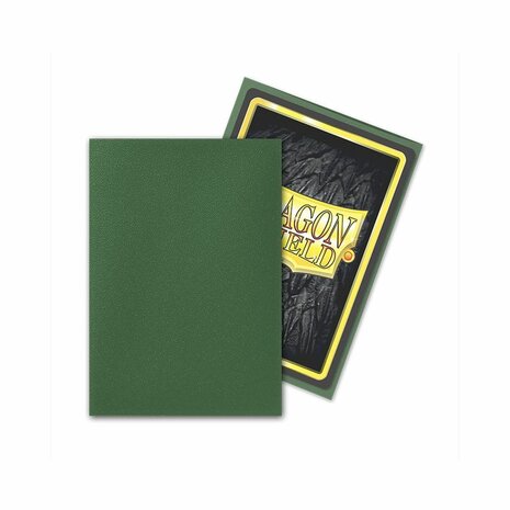 Dragon Shield Card Sleeves: Japanese Matte Forest Green (59x86mm) - 60x