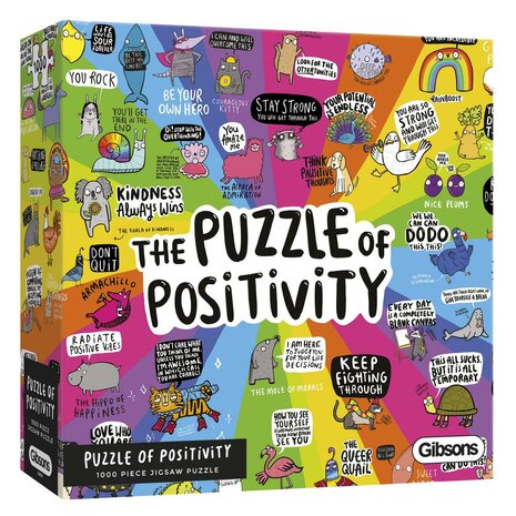 Nederigheid reactie het dossier The Puzzle of Positivity - Puzzle (1000) - Spelhuis Gameshop