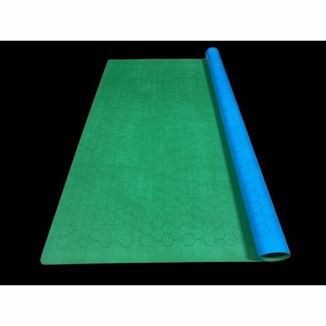 Reversible Megamat (87,5x122cm, hexes, blue-green)