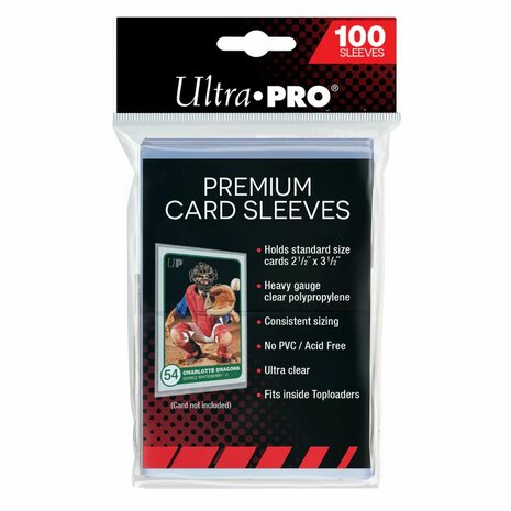 Ultra Pro Premium Card Sleeves: Standard (66x92mm) - 100x
