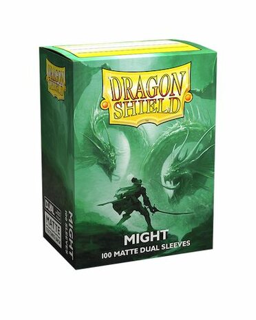 Dragon Shield Dual Matte Sleeves: Standard Might (63x88mm) - 100x