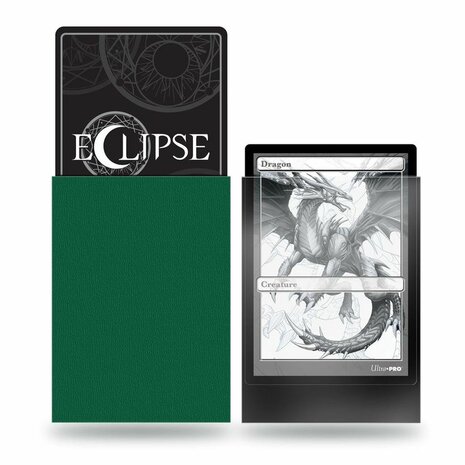 Ultra Pro Eclipse PRO-Matte Sleeves: Standaard Forest Green (66x91mm) - 100x