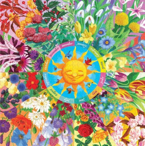 Flower Calendar - Puzzel (1000)