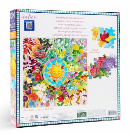 Flower Calendar - Puzzel (1000)