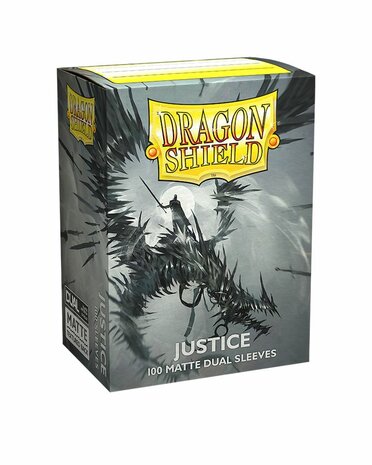 Dragon Shield Dual Matte Sleeves: Standard Justice (63x88mm) - 100x