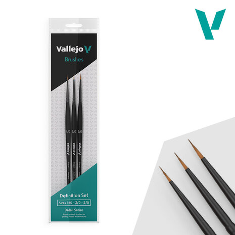 Definition Brush Set: Detail Series (Vallejo)