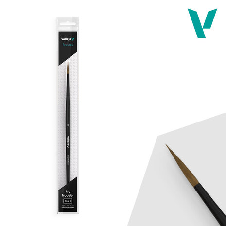 Round ProModeler Brush Size 3 (Vallejo)