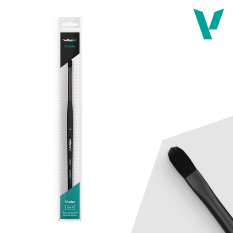 Filbert Shader Brush Size 4 (Vallejo)