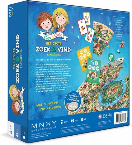 Cas & Cato Het grote zoek & vind familie spel