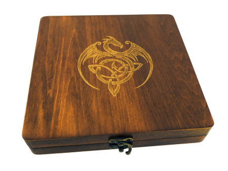 Luxe opberg doos Role Play Dobbelstenen - Draak