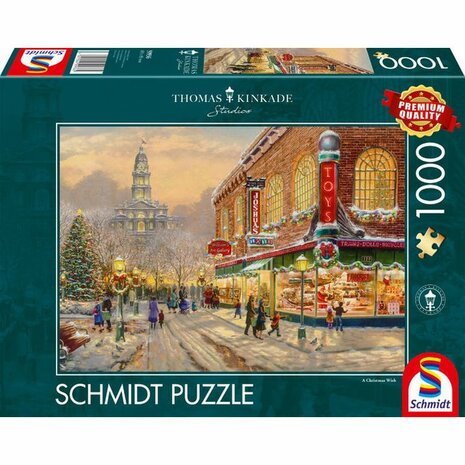 Een Kerst Wens (Thomas Kinkade) - Puzzel (1000)