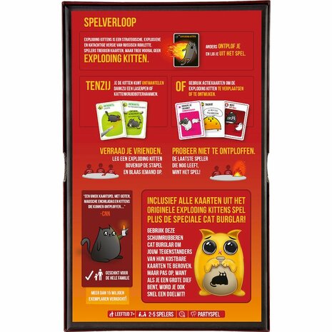 Exploding Kittens - Cat Burglar Editie [NL]