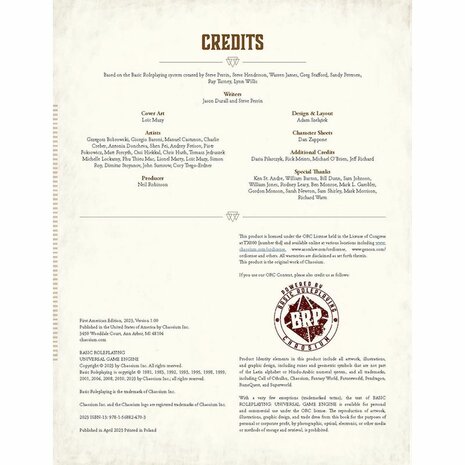 Basic Roleplaying Universal Game Engine