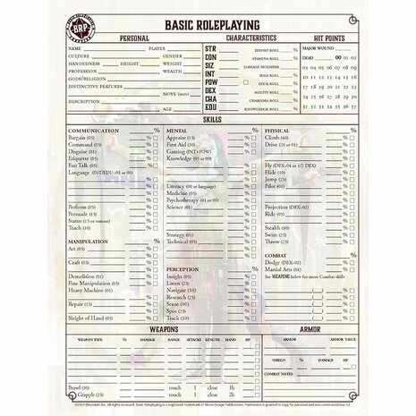 Basic Roleplaying Universal Game Engine