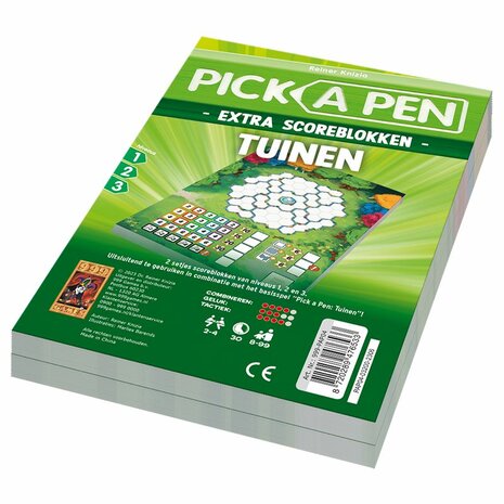 Pick-a-Pen: Tuinen - Scoreblokken