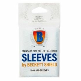 Standard Size Collectible Card Sleeves (Beckett Shield)