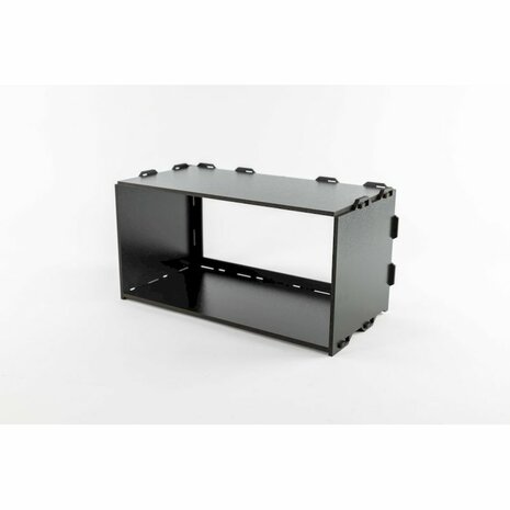Black Paint Rack: Middenstuk Lege Module - Doorsteek