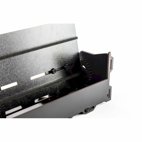 Black Paint Rack: Top Tablet Houder