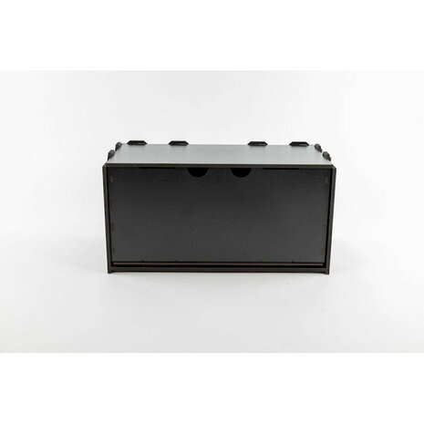 Black Paint Rack: Middenstuk (Ladekastje met één grote lade)