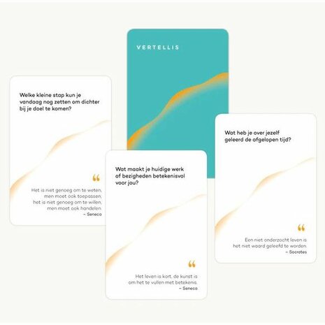 Vertellis Powerdeck Positiviteit en Stoische Wijsheden Deck