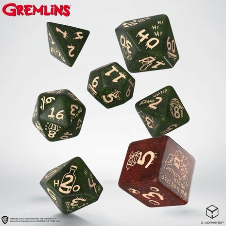 Gremlins Dobbelstenen RPG Polydice Set (7)