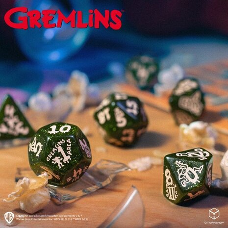 Gremlins Dobbelstenen RPG Polydice Set (7)