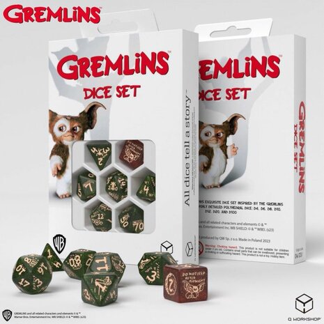 Gremlins Dobbelstenen RPG Polydice Set (7)