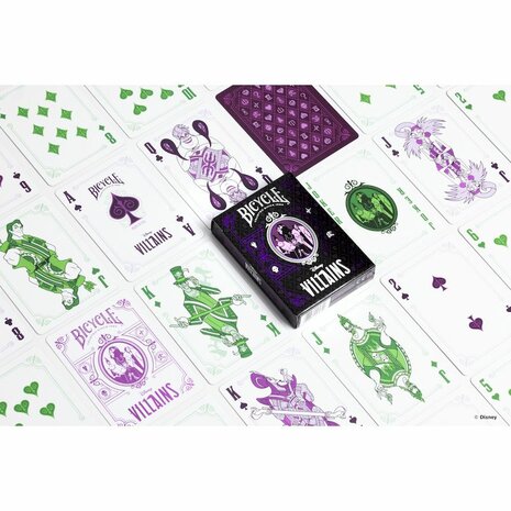 Playing Cards: Disney Villains Purple (Bicycle)