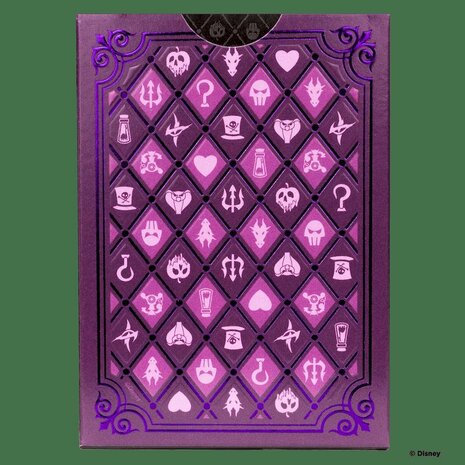 Playing Cards: Disney Villains Purple (Bicycle)