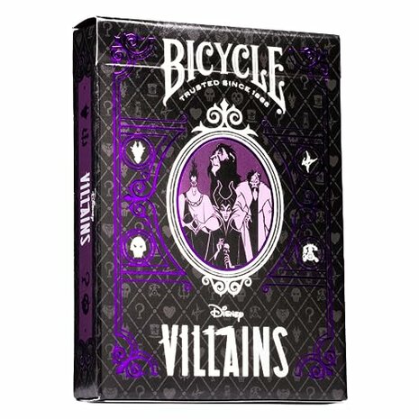 Playing Cards: Disney Villains Purple (Bicycle)