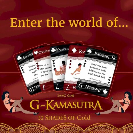 G-Kamasutra Cards – Erotische speelkaarten voor volwassenen (Mad Party Games)