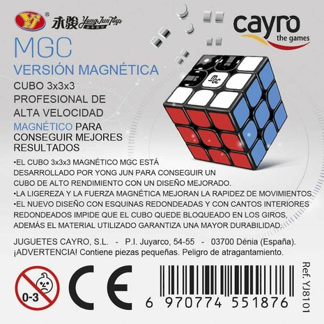 MGC Kubus 3x3 - Profesional Speed Cube Magnetic