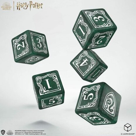 Slytherin Dice & Pouch