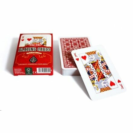 Speelkaarten - Grote Afbeeldingen - Voor Slechtzienden (Rood)