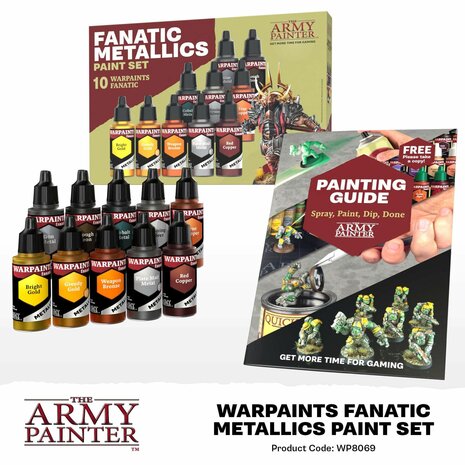 Warpaints Fanatic: Metallics Set (The Army Painter)